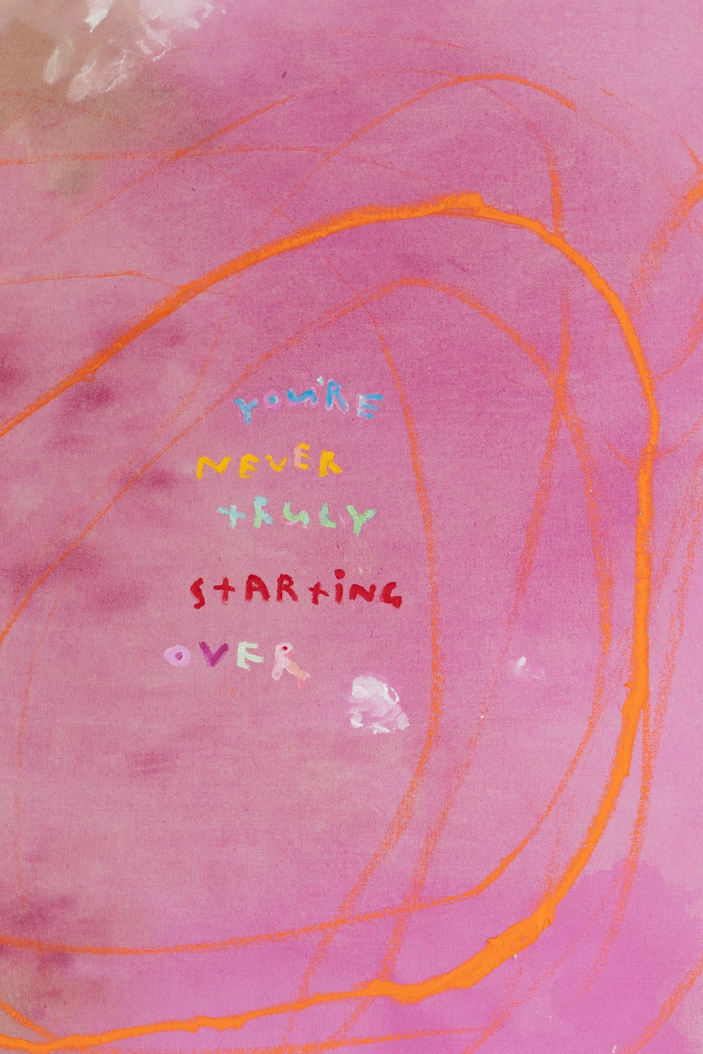 'You're never truly starting over'