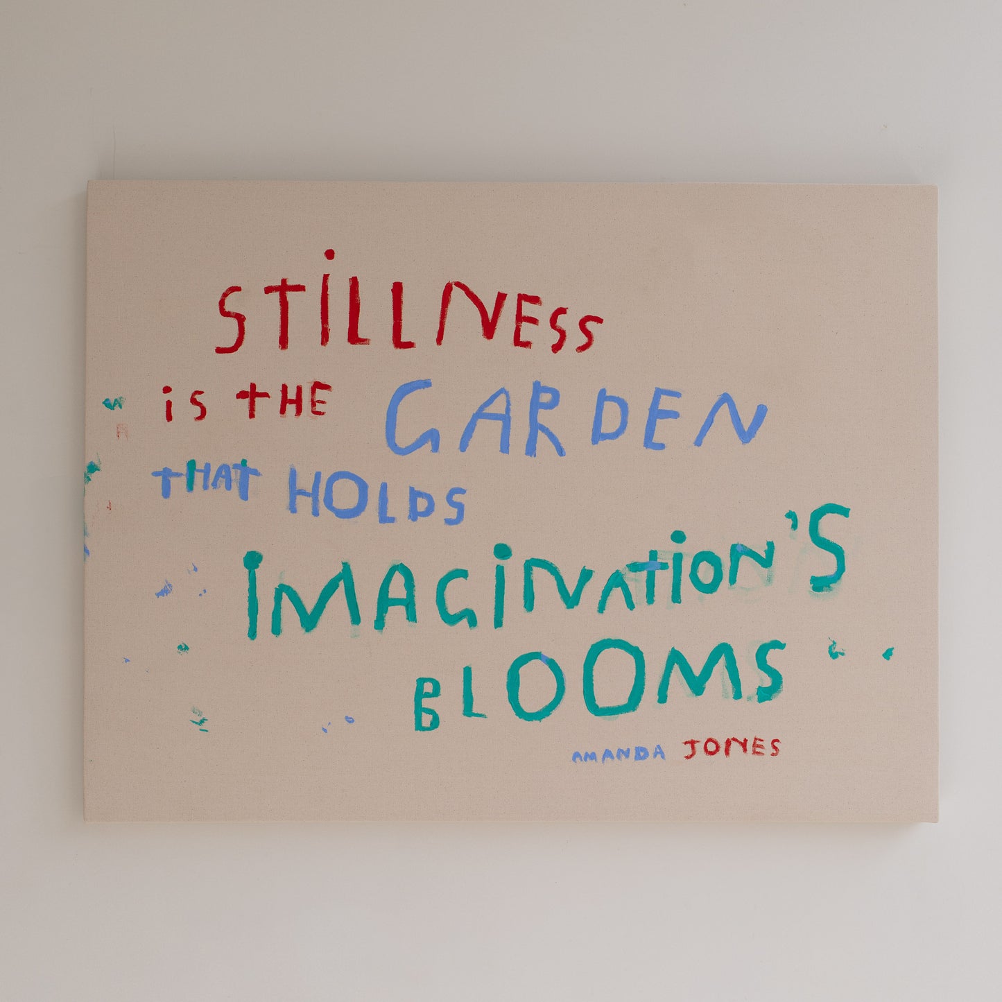 'Stillness is the garden'