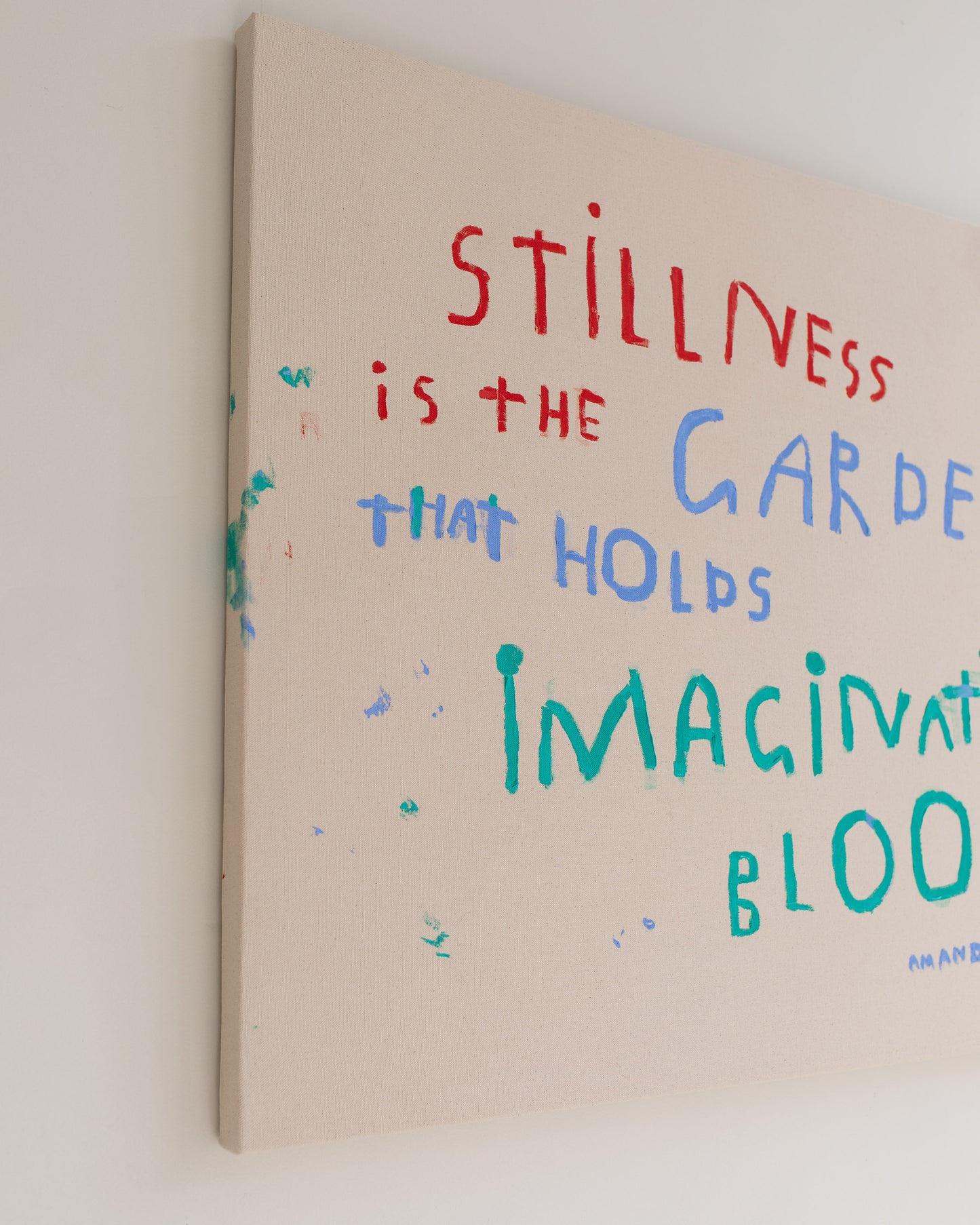 'Stillness is the garden'