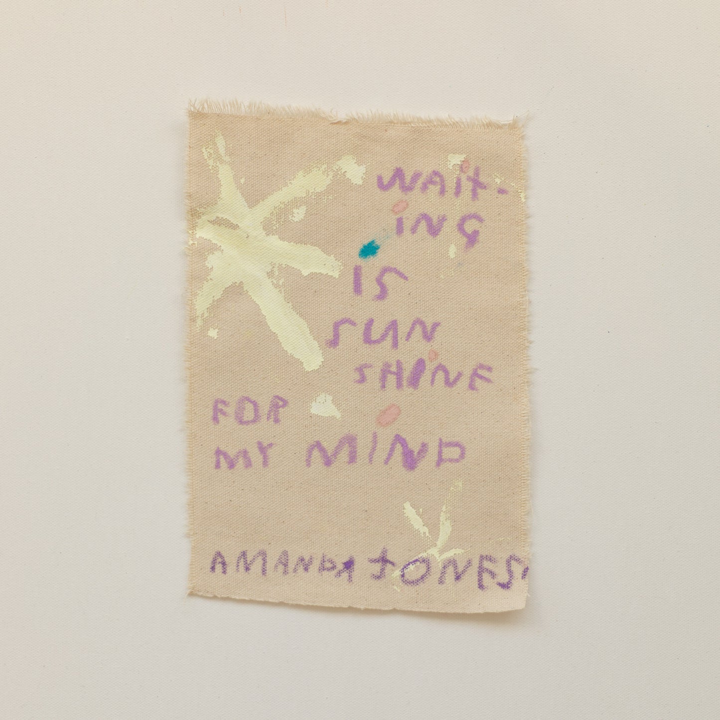 'waiting is sunshine for my mind'