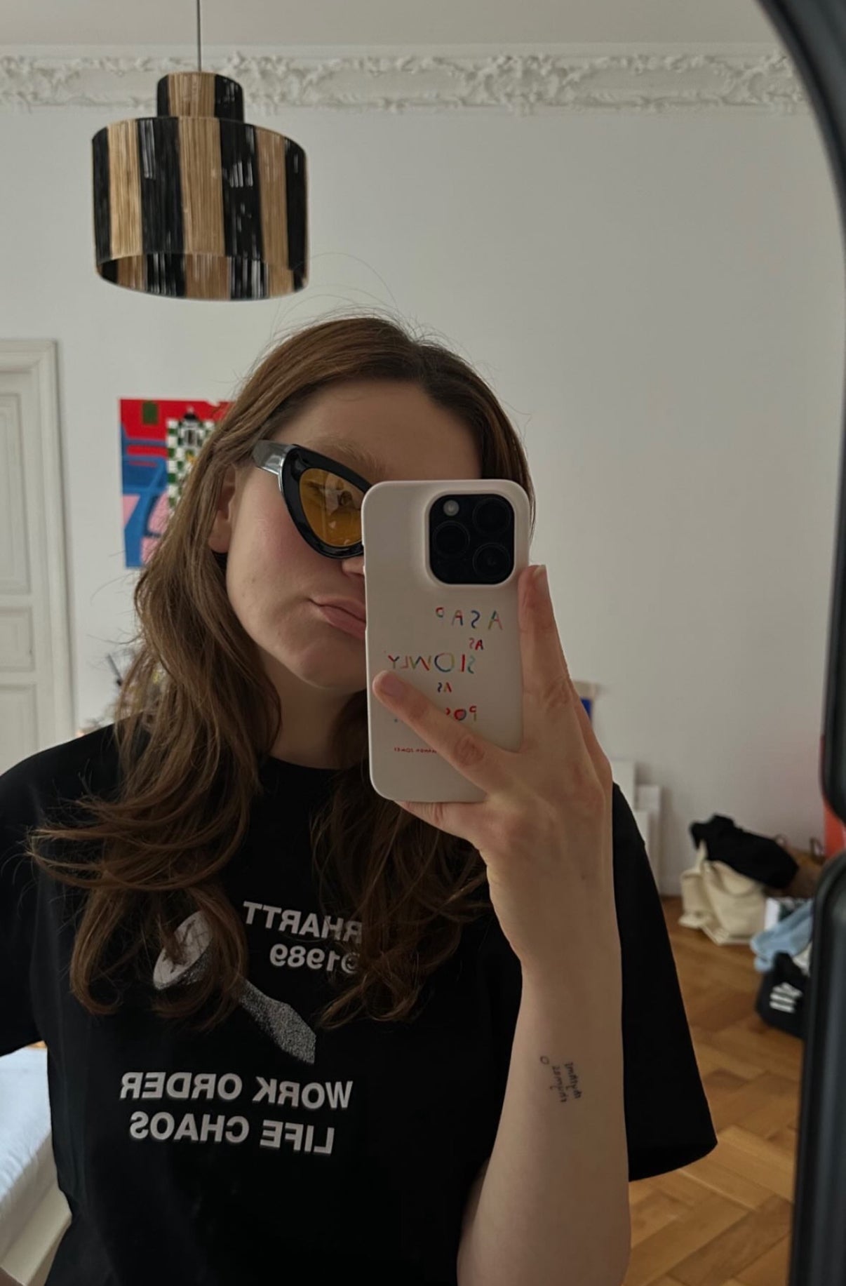 'As Slowly As Possible' iPhone case