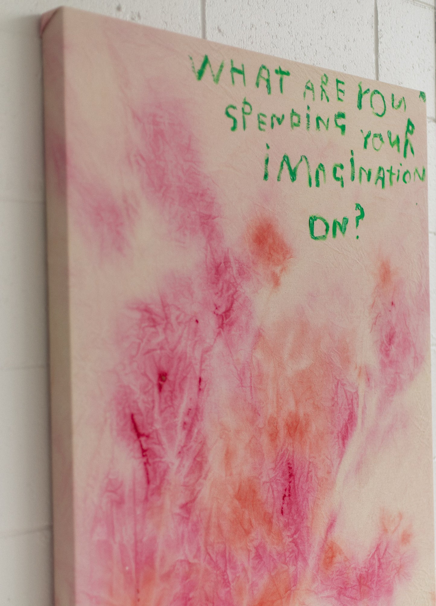 'What are you spending your imagination on?'