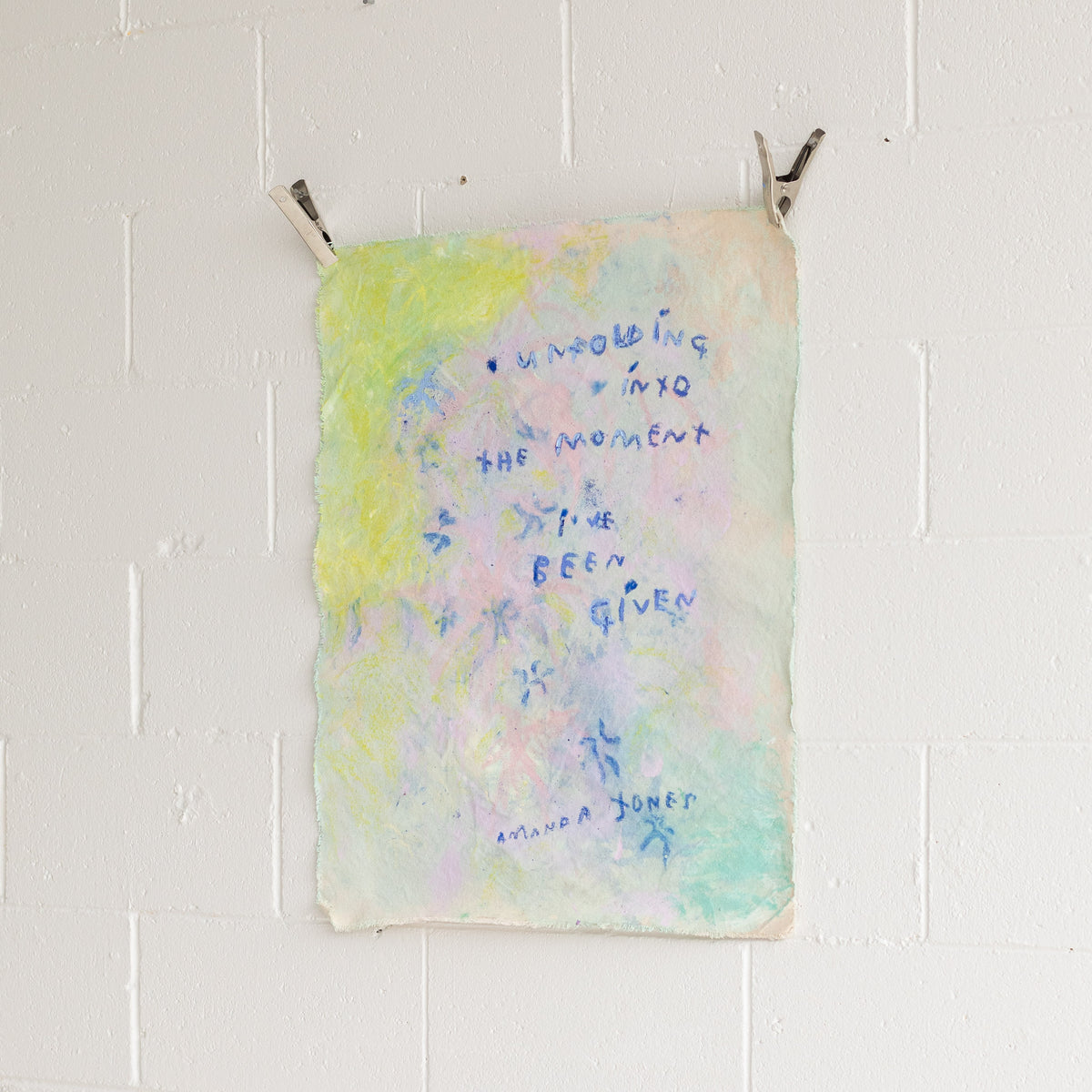 ‘Unfolding into the moment I've been given’