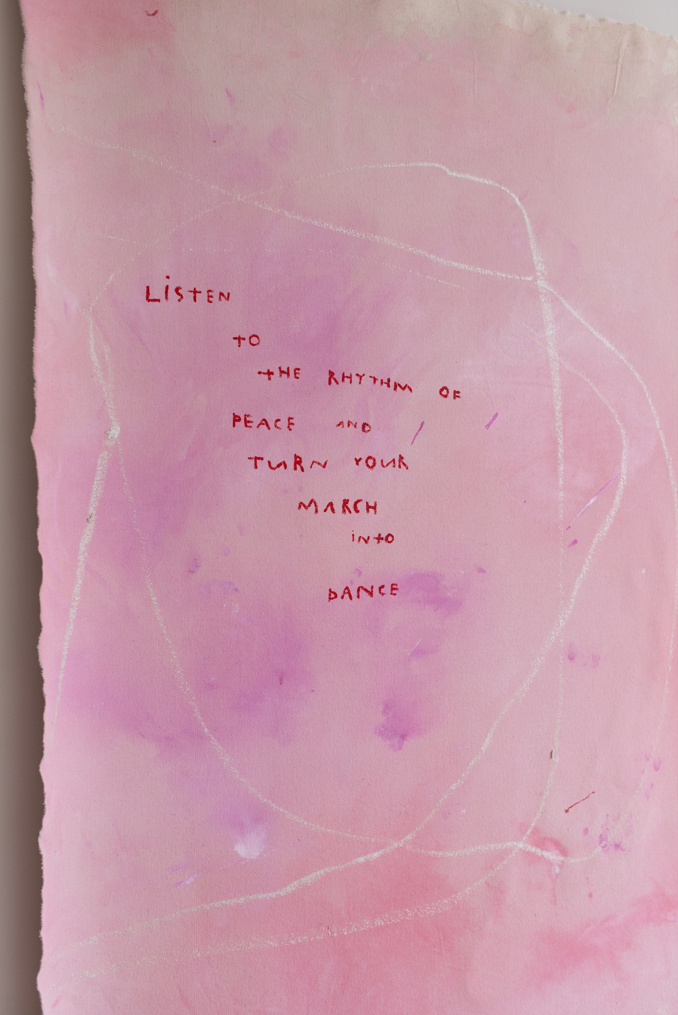 'Listen to the rhythm of peace and turn your march into dance'