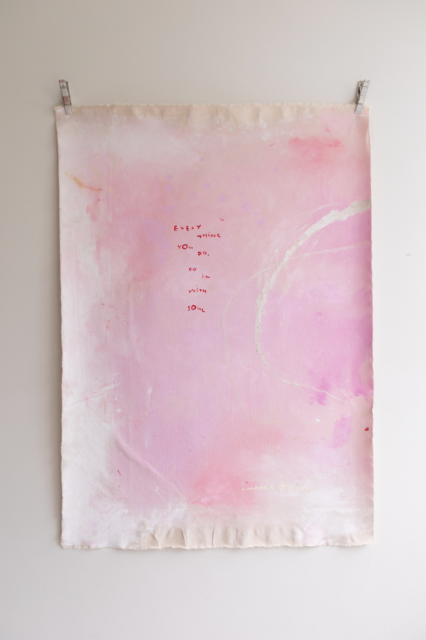 'Everything you do, do it with soul'