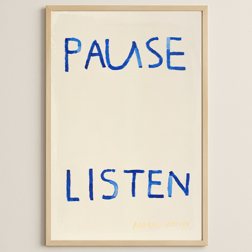 'Pause, Listen'