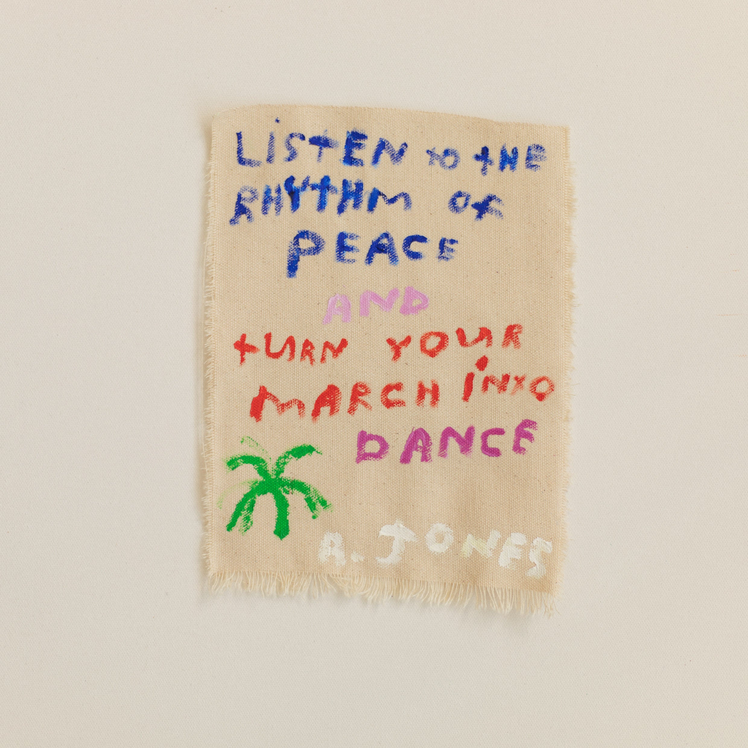 'listen to the rhythm of peace'