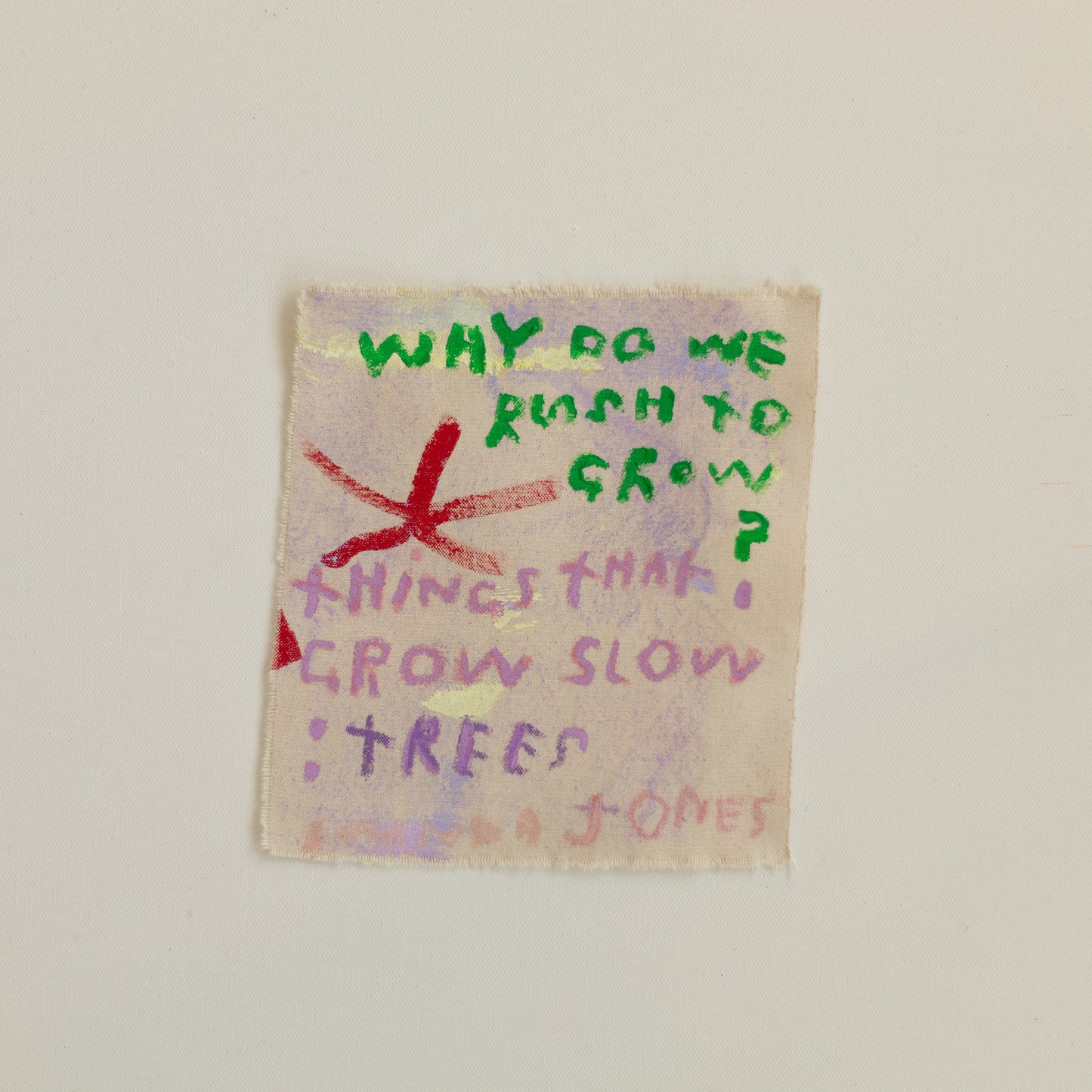 'why do we rush to grow'
