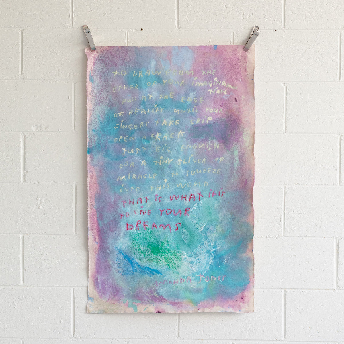 ‘Draw from the ether of your imagination’