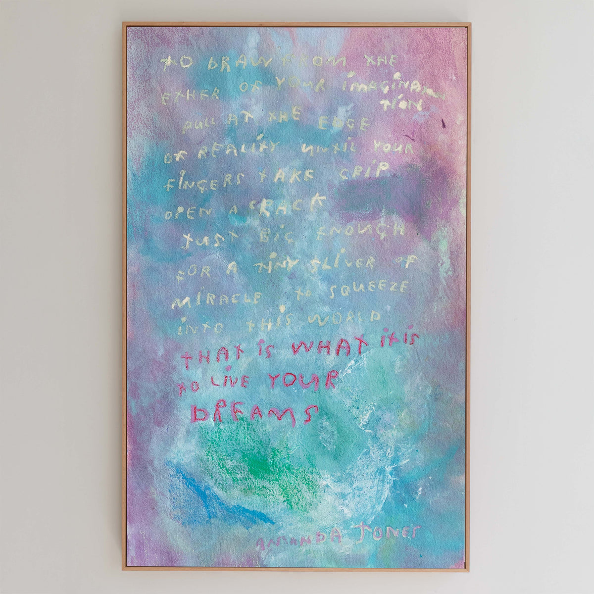 ‘Draw from the ether of your imagination’