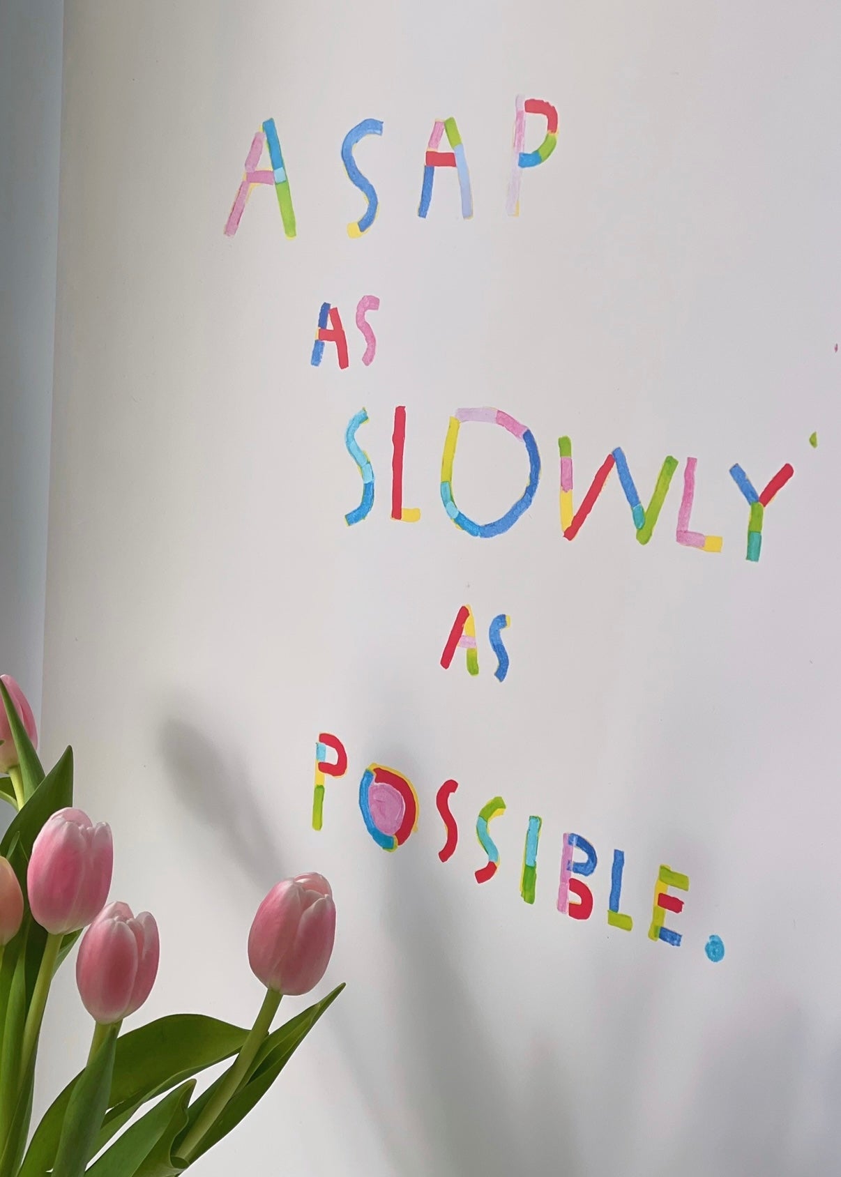 ‘As Slowly As Possible’ - Framed