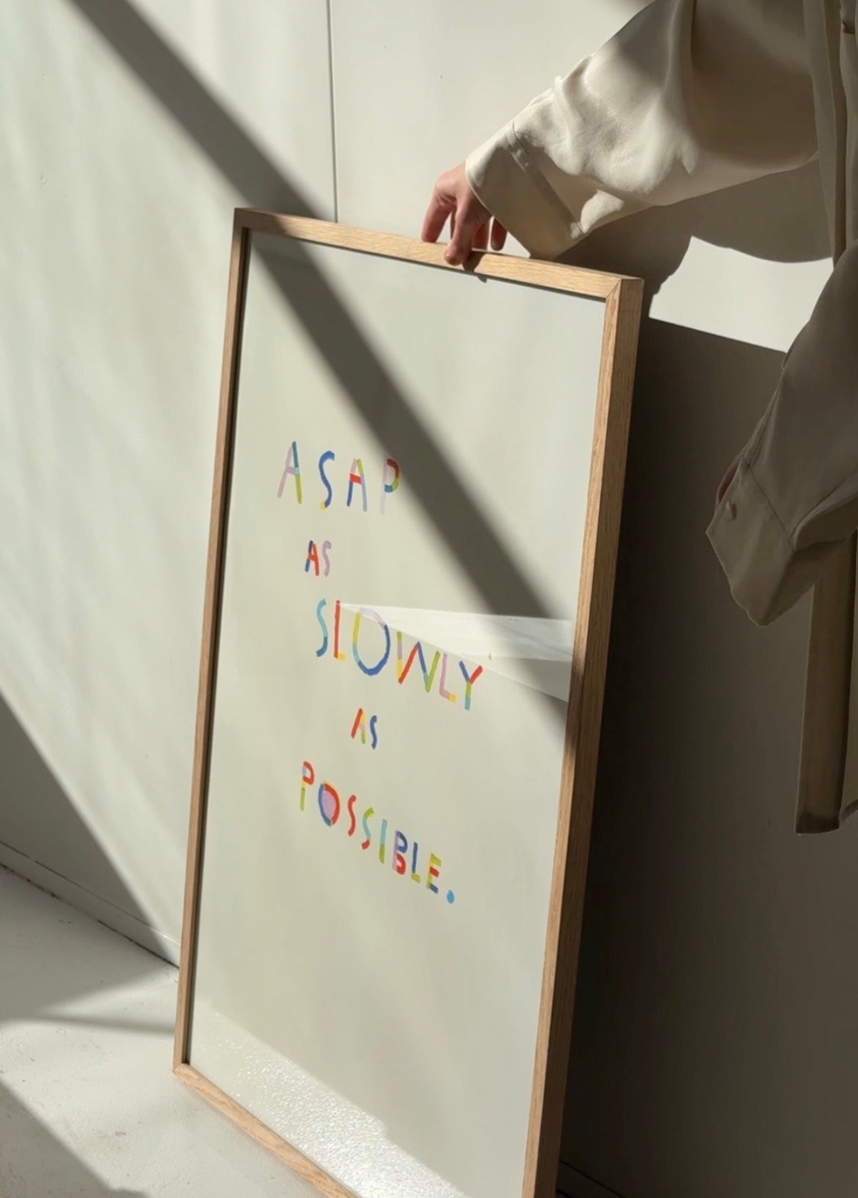 ‘As Slowly As Possible'