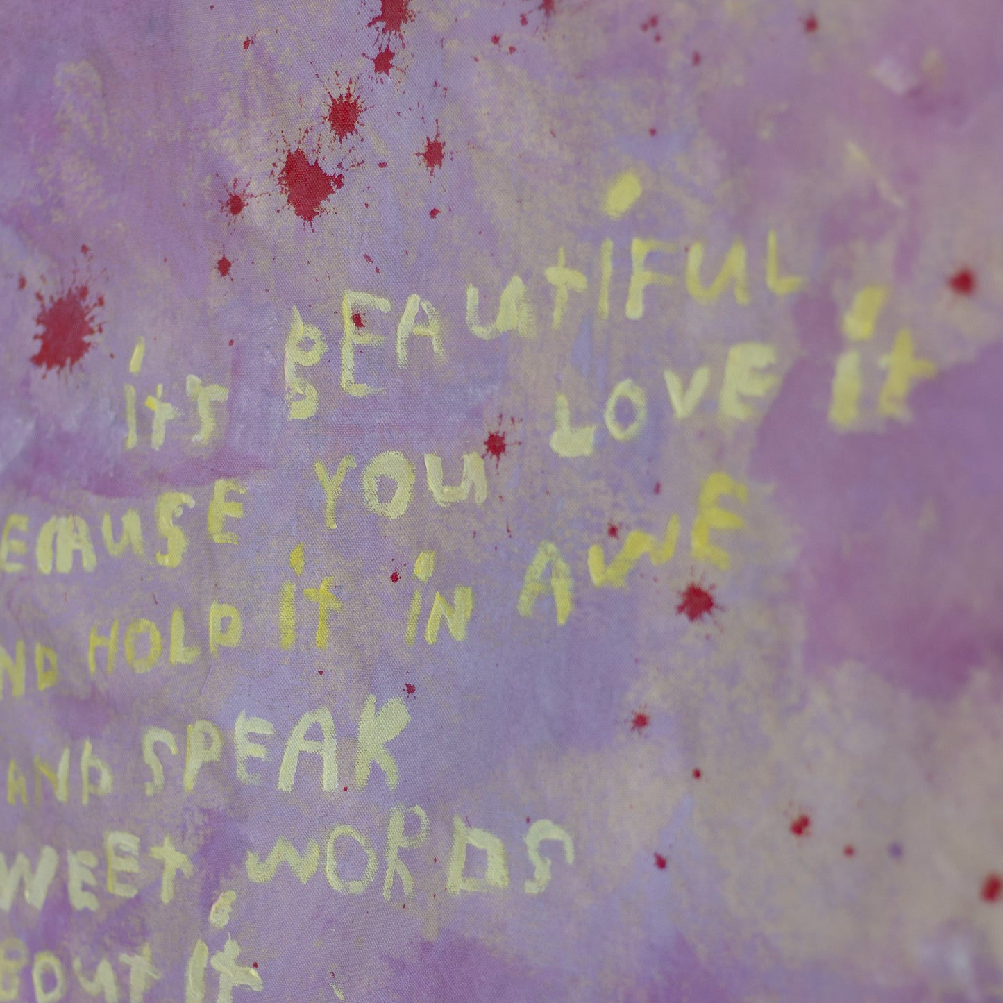 'It's beautiful because'