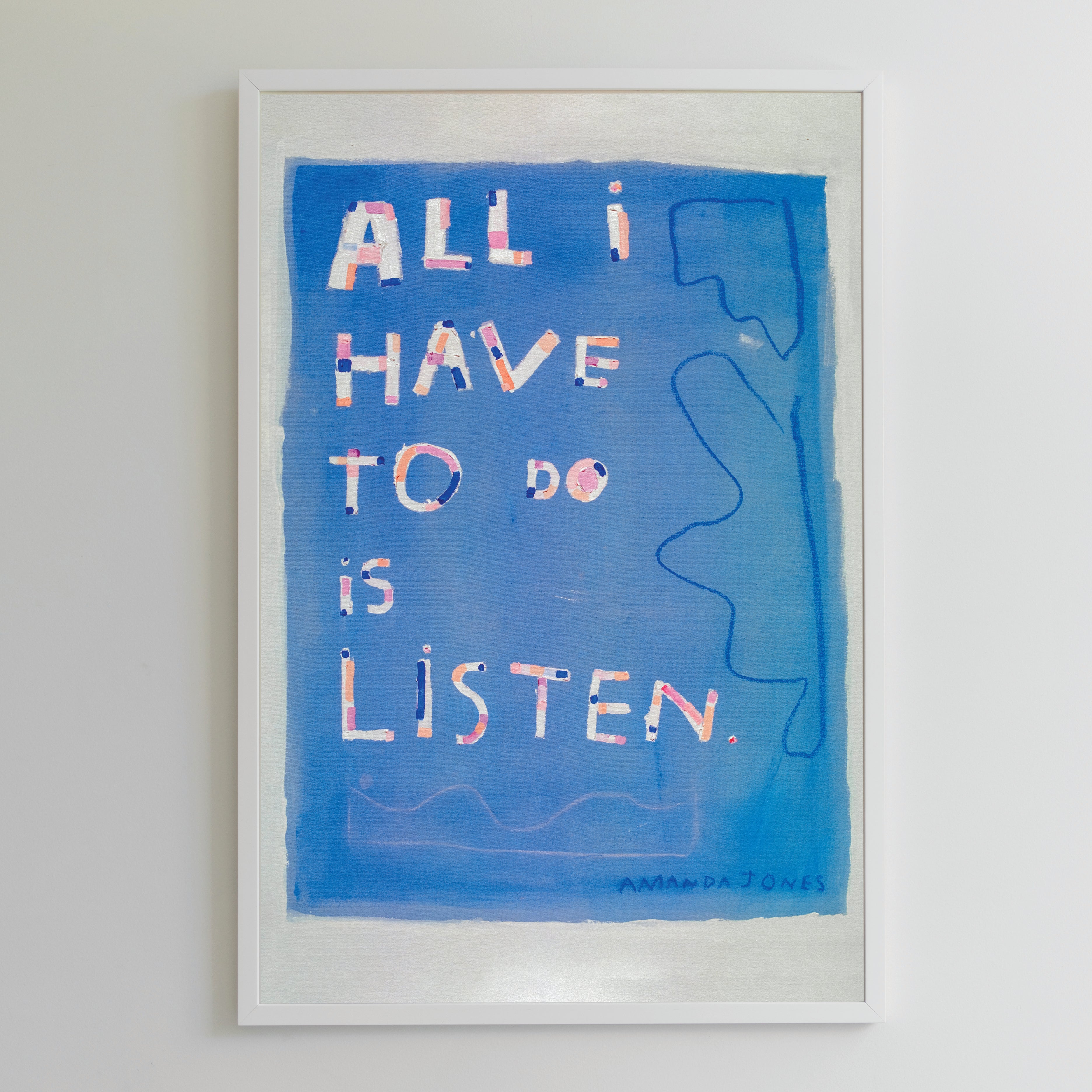 'Listen' - Framed