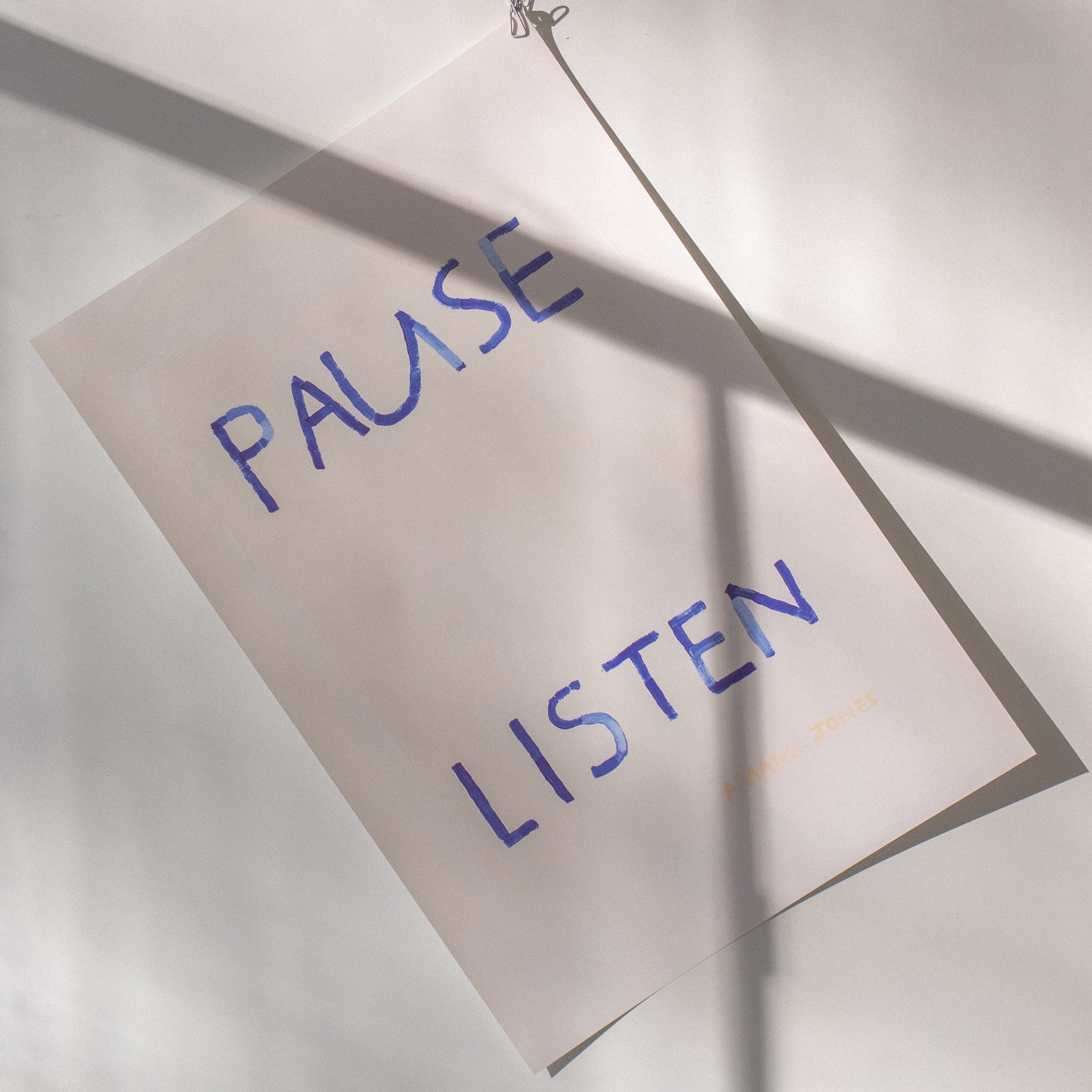 'Pause - Listen'