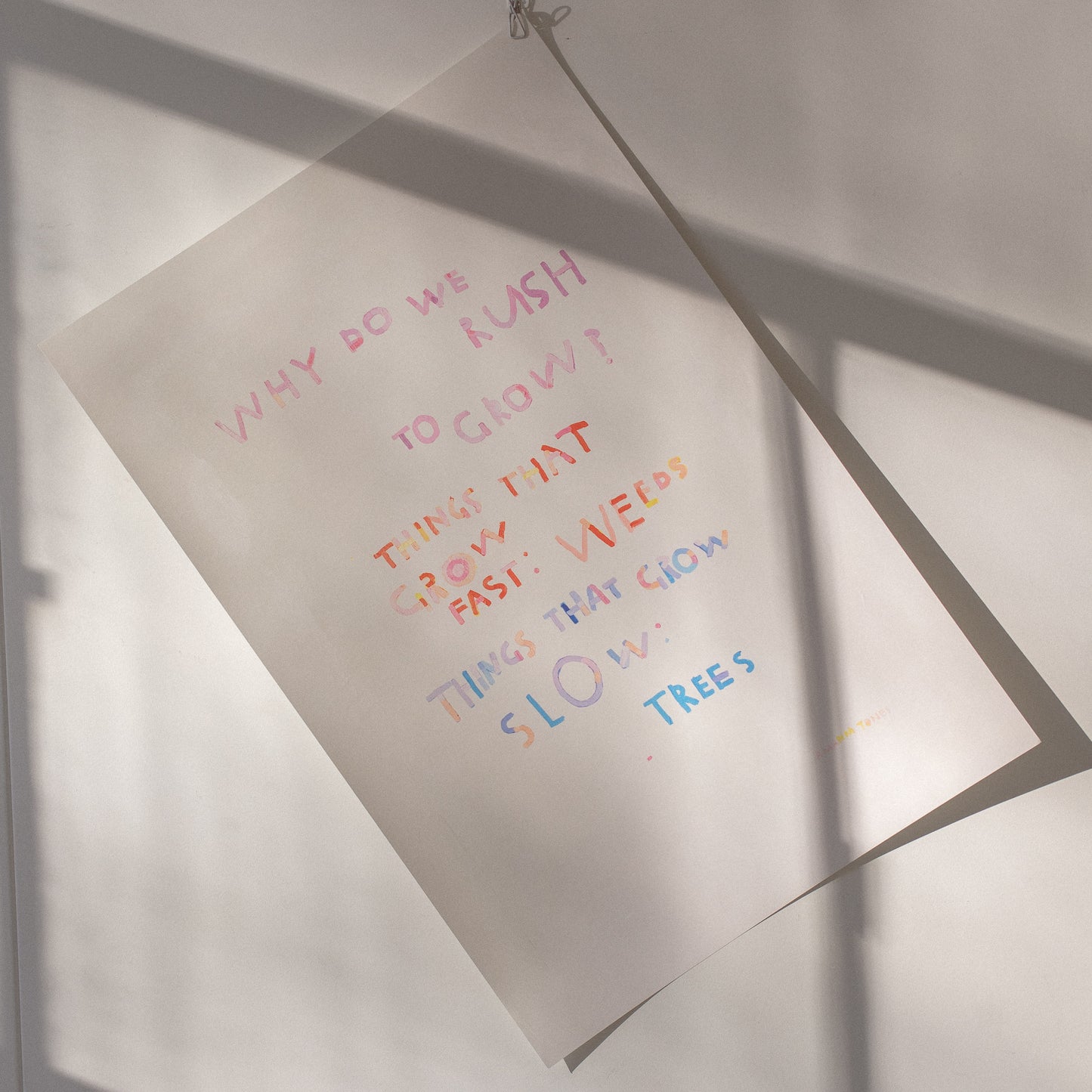 ‘Why Do We Rush’