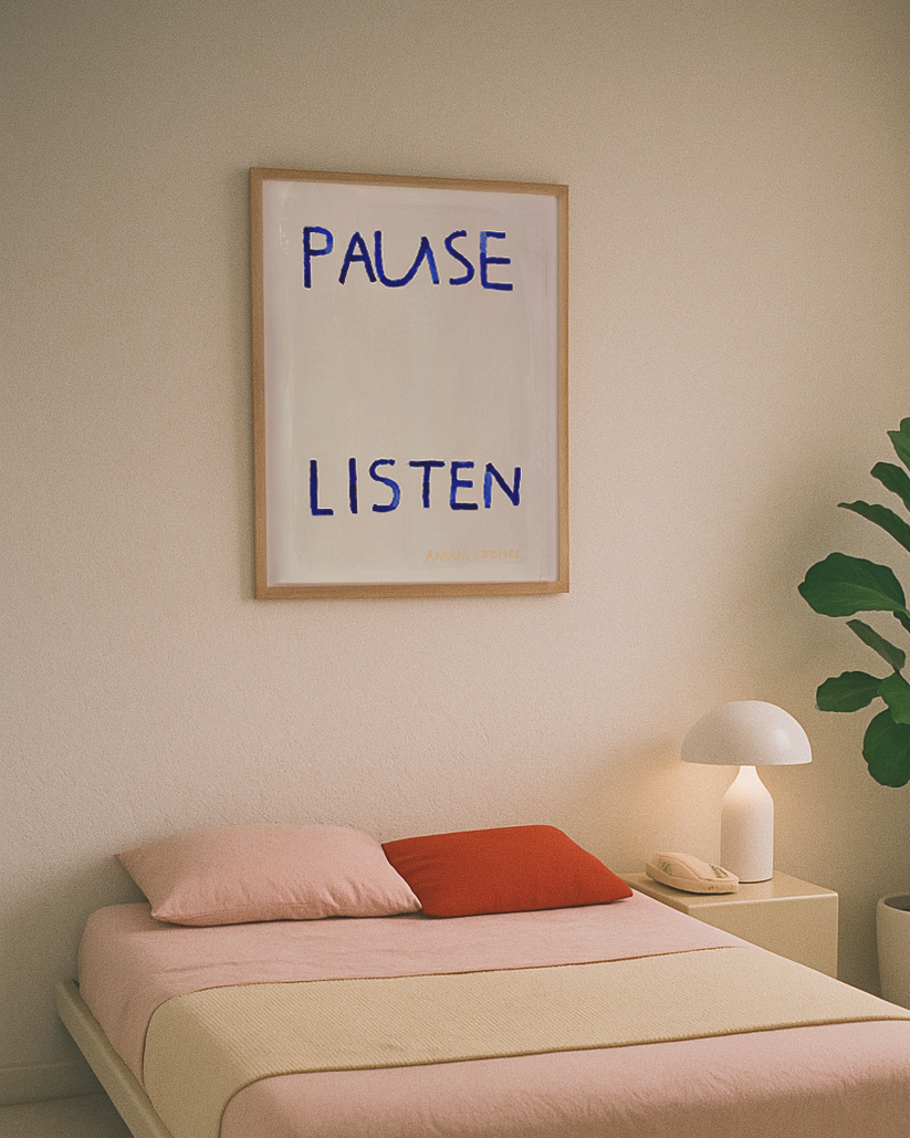 'Pause, Listen'