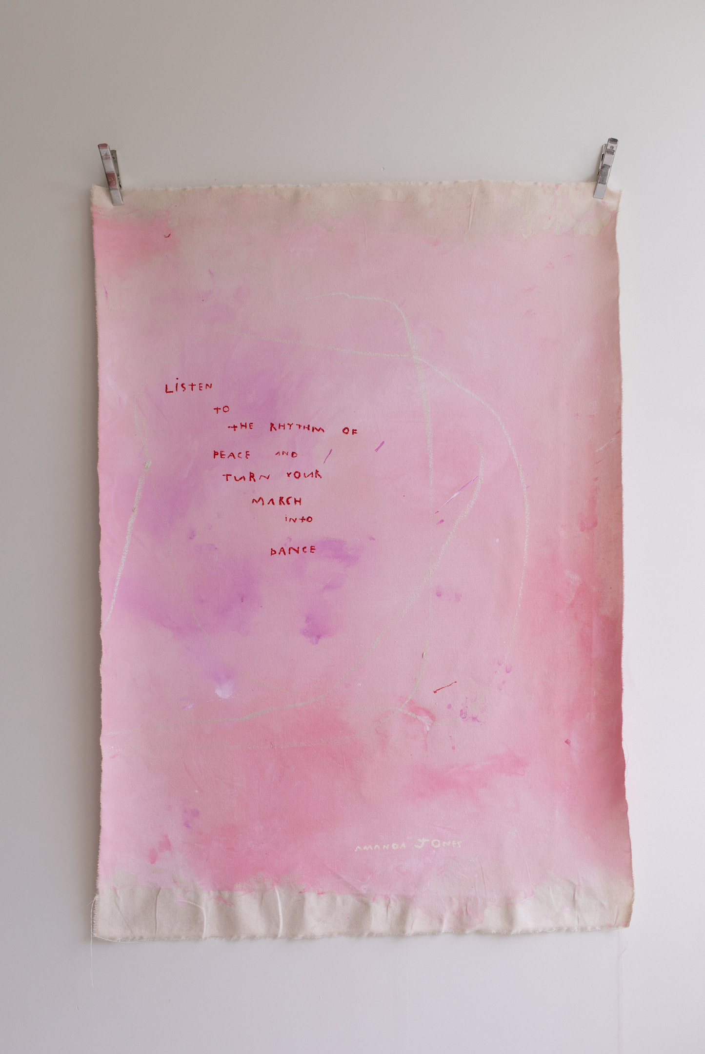 'Listen to the rhythm of peace and turn your march into dance'
