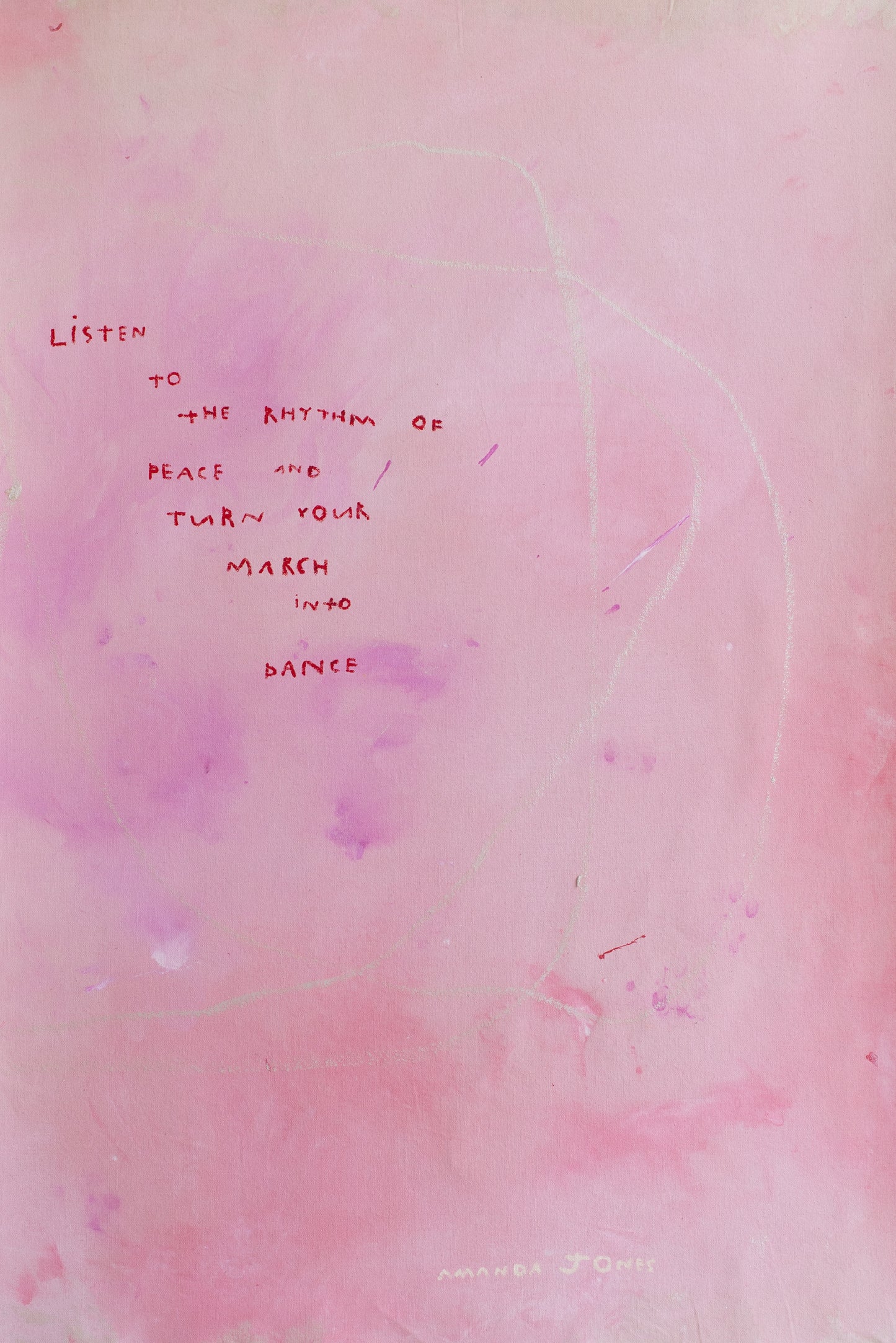 'Listen to the rhythm of peace and turn your march into dance'