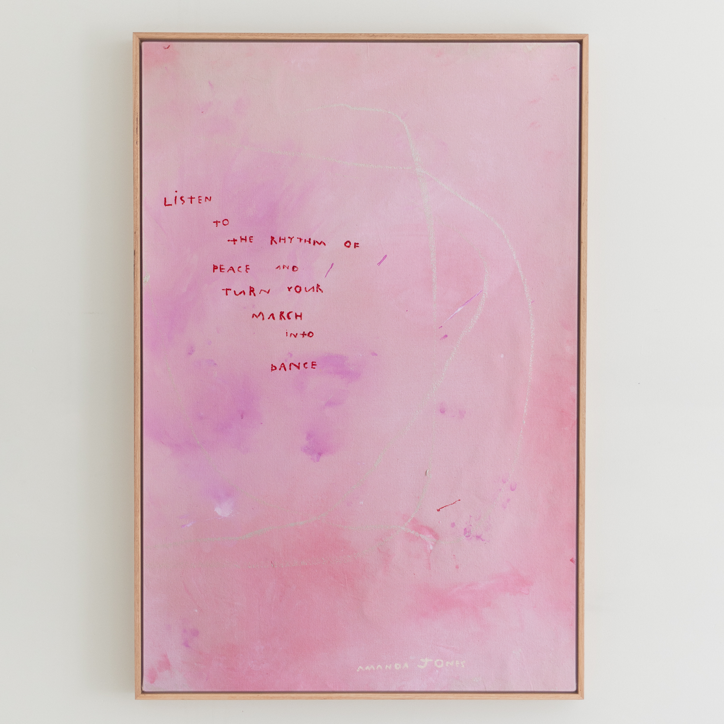 'Listen to the rhythm of peace and turn your march into dance'