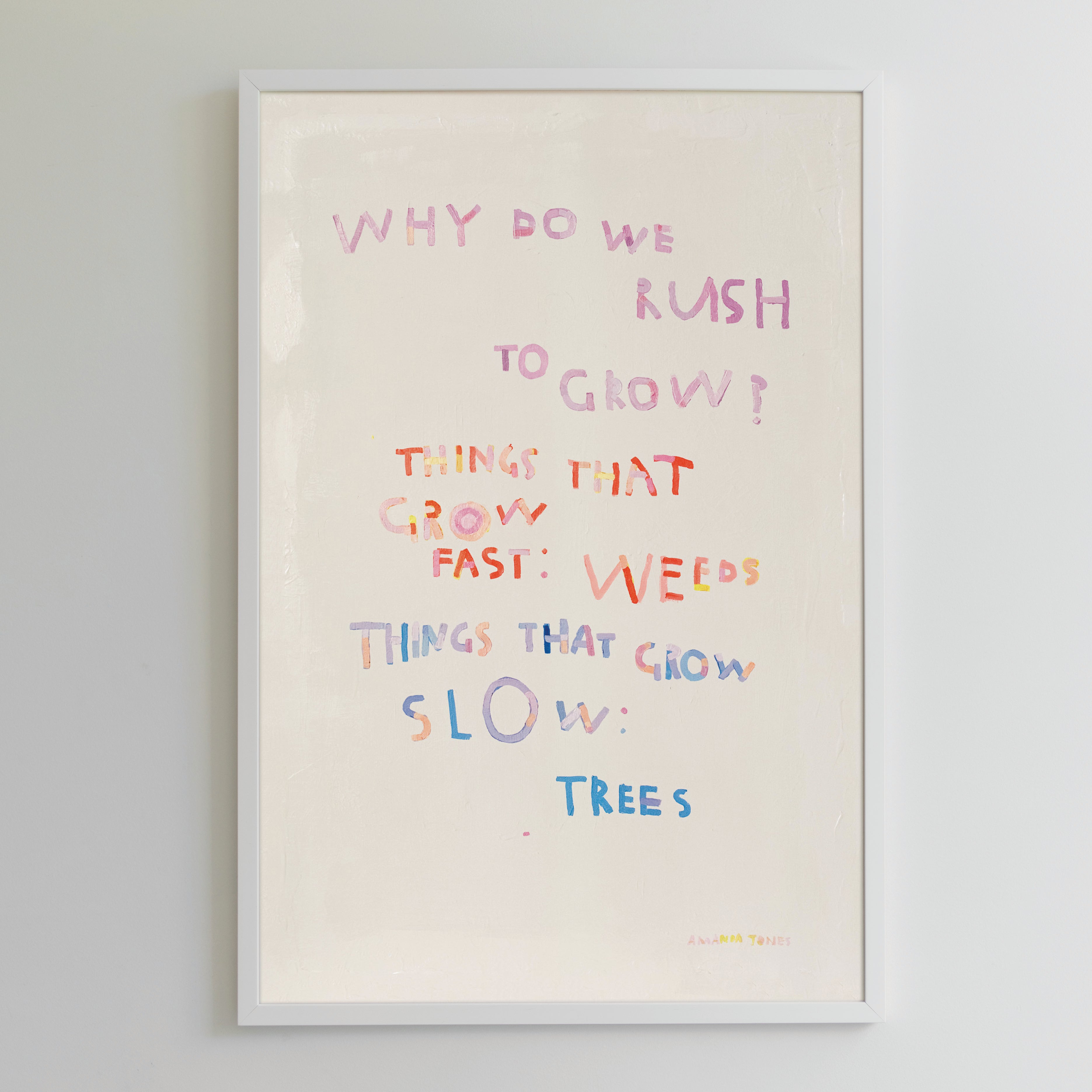 ‘Why Do We Rush’