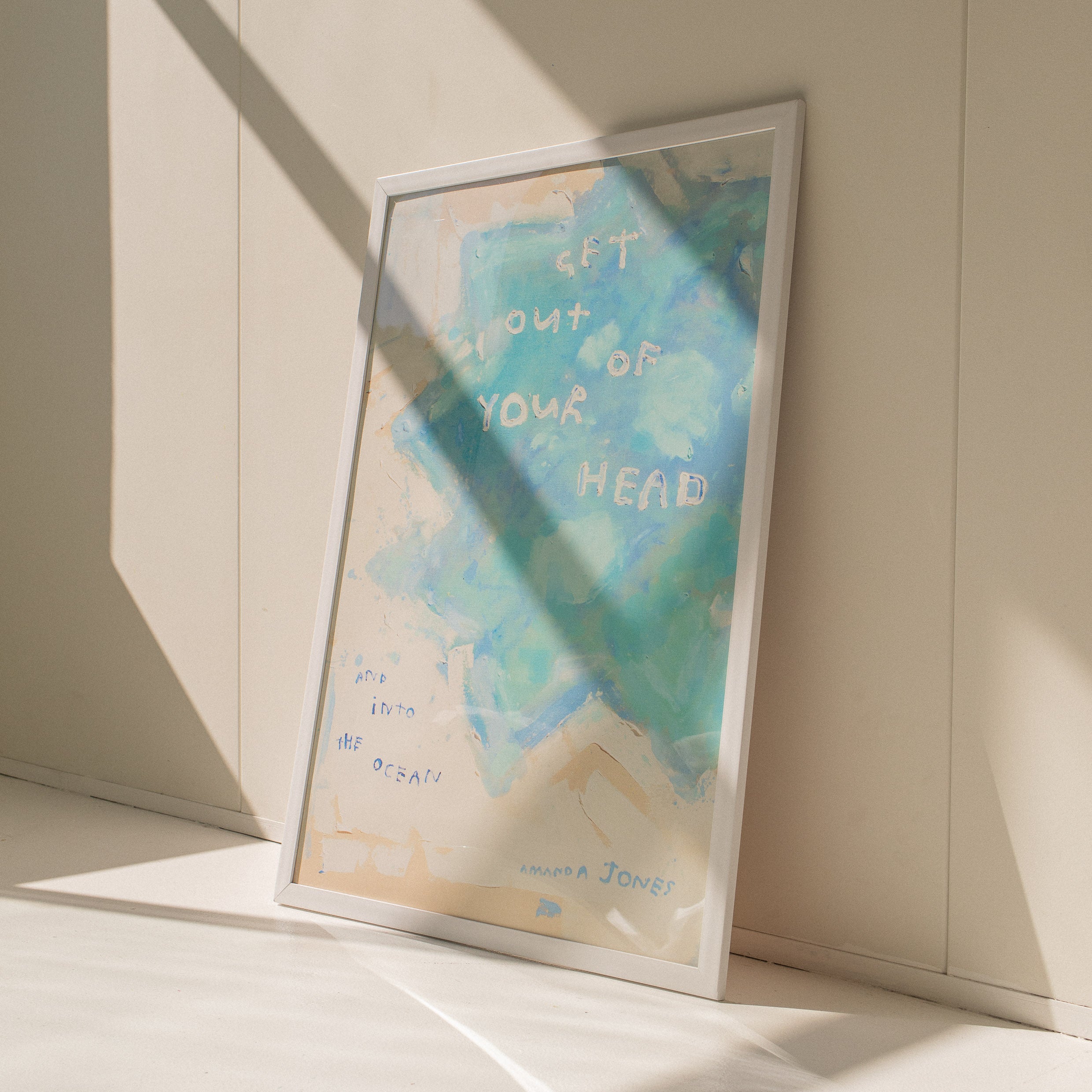 'Into the ocean' - Framed