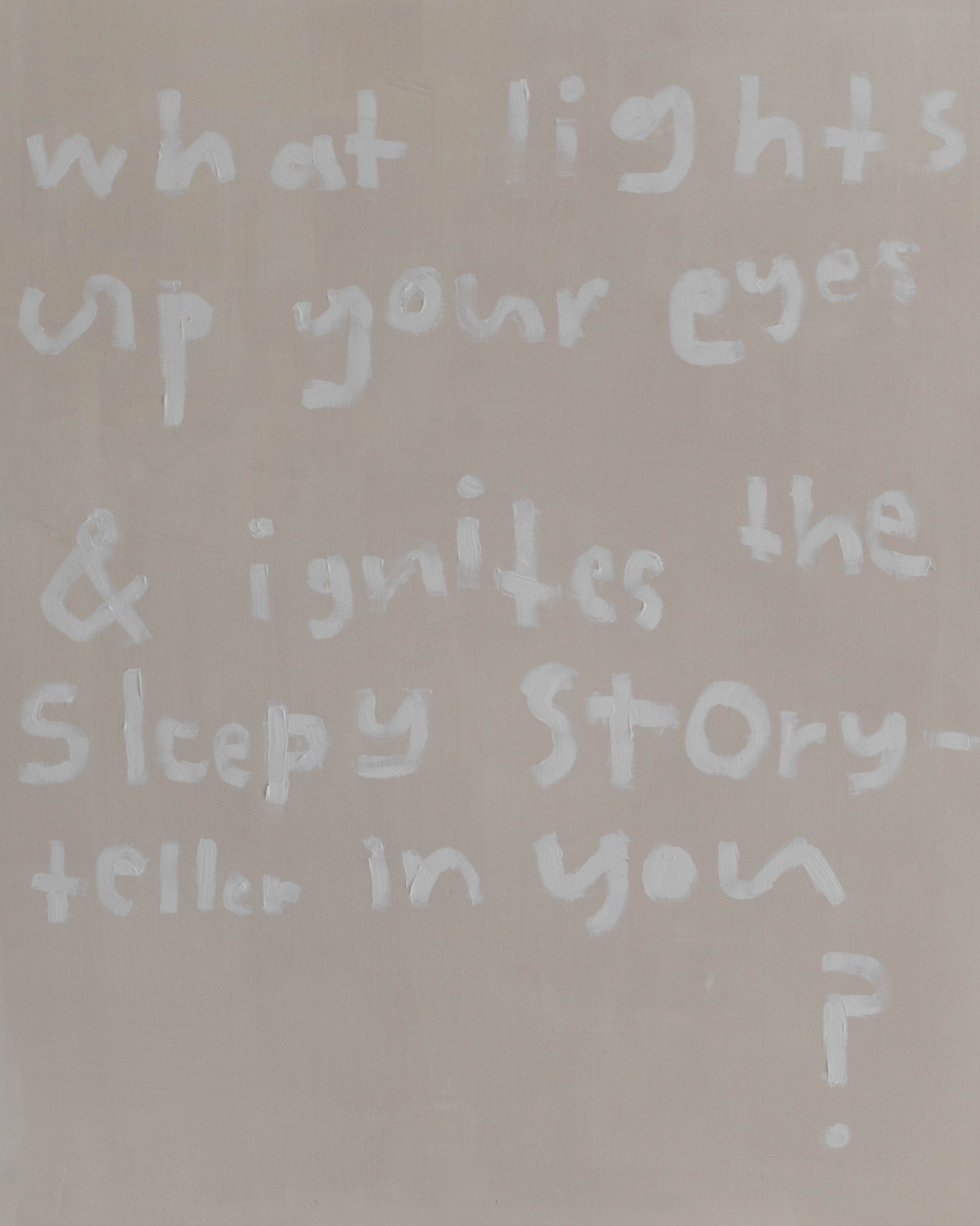 'What lights up your eyes?'