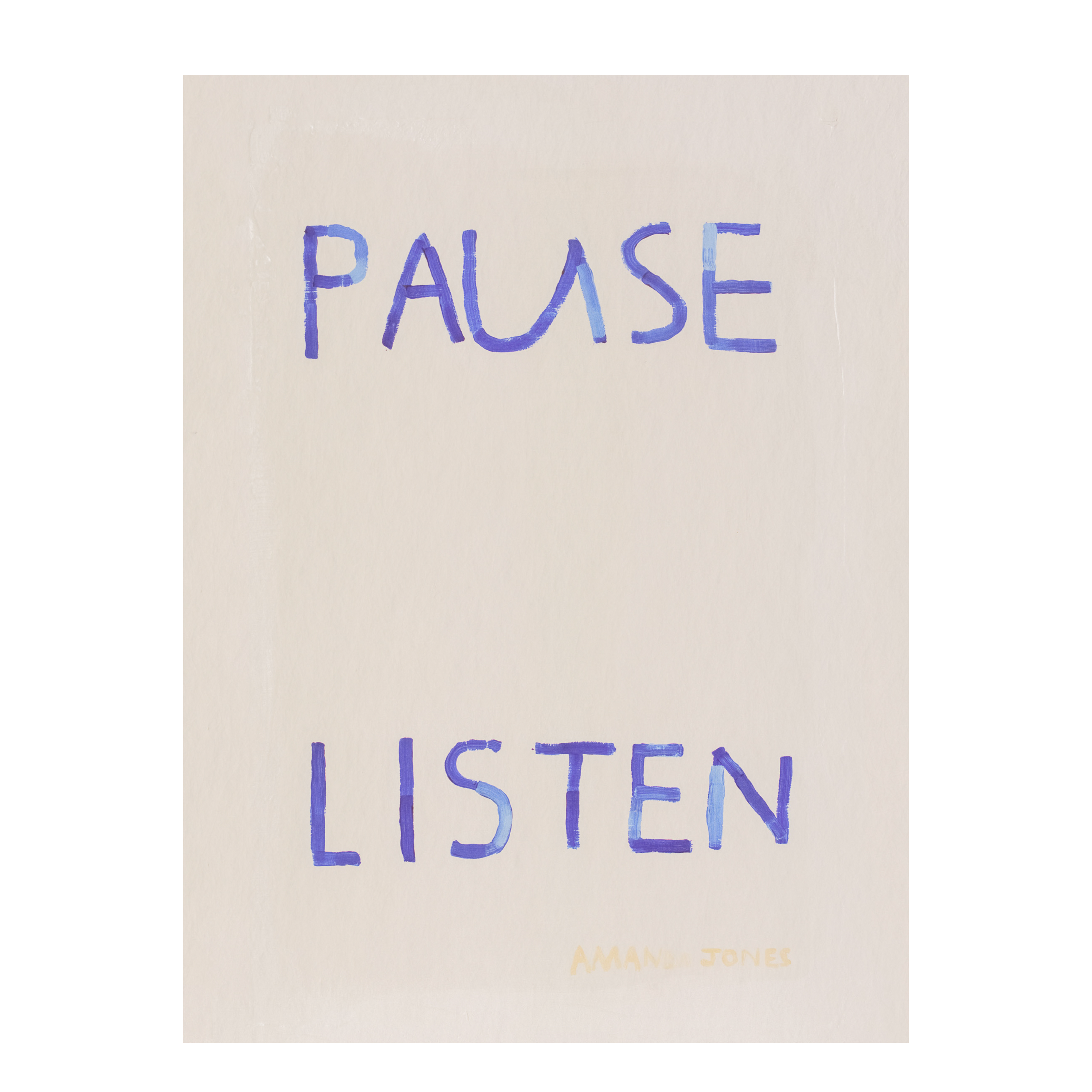 'Pause - Listen'