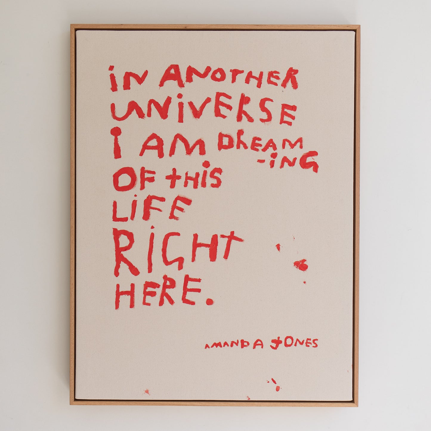 'In another universe'